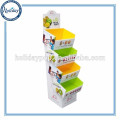 Promotion Corrugated Paper Display rack Recycled Material Cardboard Display rack,fruit vegetable display rack